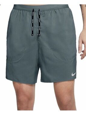 Nike Men’s L Flex Stride 7” Running Shorts CJ5459 387  Dri-Fit Brief-Lined Green